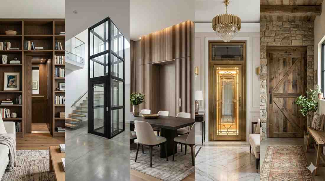 5 Clever Ways to Disguise or Showcase Residential Lifts