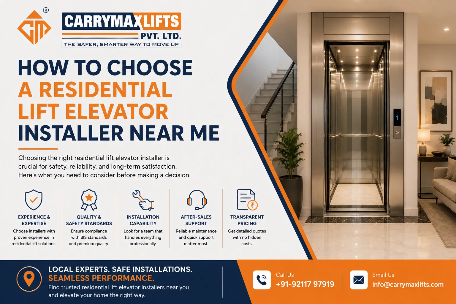 How to Choose a Residential Lift Elevator Installer Near Me